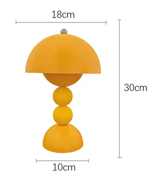 Lumi Nordic LED Tafellamp – Dimbaar & Sfeervol Retro Design