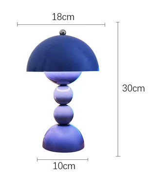 Lumi Nordic LED Tafellamp – Dimbaar & Sfeervol Retro Design