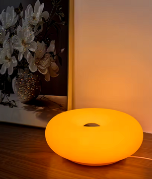 Bauhaus Donut Tafellamp – Dimbaar RGB LED Lamp