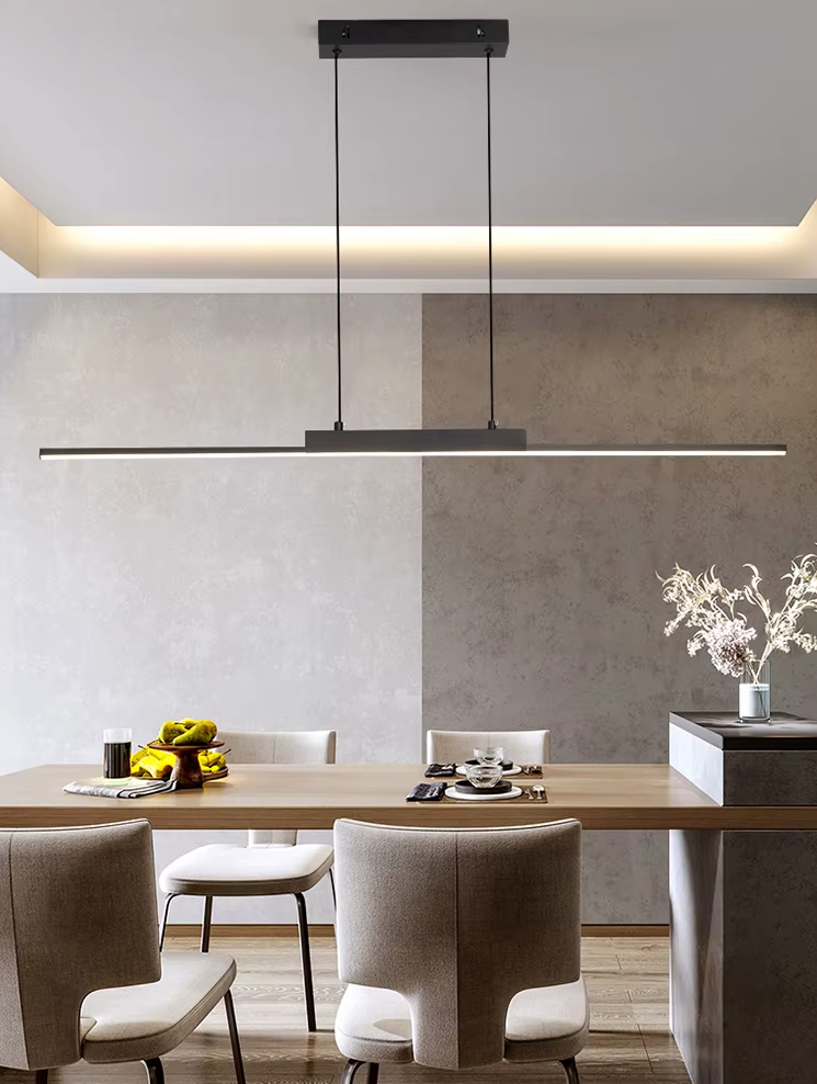 Lumi Verstelbare Moderne Hanglamp – Minimalistisch Design 100cm Zwart