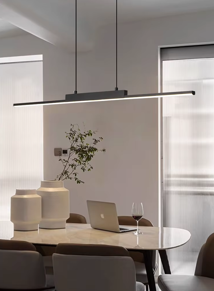 Lumi Verstelbare Moderne Hanglamp – Minimalistisch Design 100cm Zwart