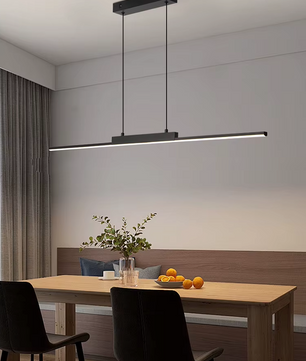 Lumi Verstelbare Moderne Hanglamp – Minimalistisch Design 100cm Zwart