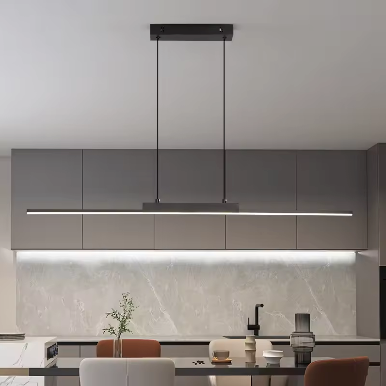 Lumi Verstelbare Moderne Hanglamp – Minimalistisch Design 100cm Zwart