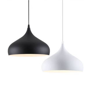 Vintage Industriële Hanglamp – 30cm | Zwart of Wit