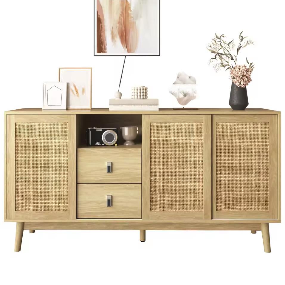 Rotan Dressoir – 155x38x80 cm | Houtlook & Rotan