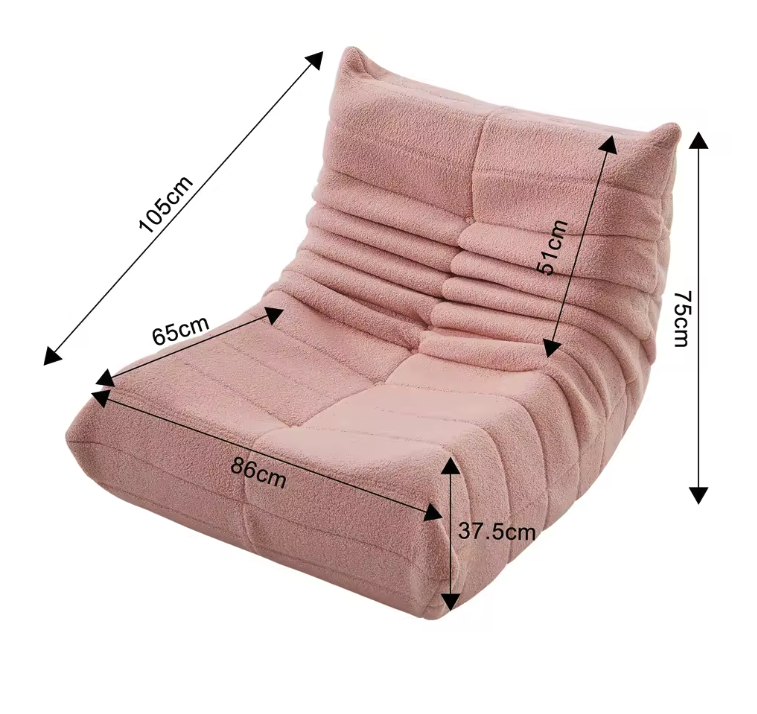 Coco Bean Bag Zitbank – Comfortabele Lounge Relaxstoel
