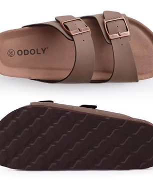 Odoly Classic-Stijl Kurk Sandalen