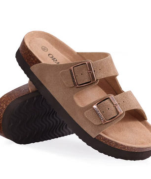 Orado Classic-Stijl Kurk Sandalen Koeleer