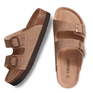 Orado Classic-Stijl Kurk Sandalen Koeleer