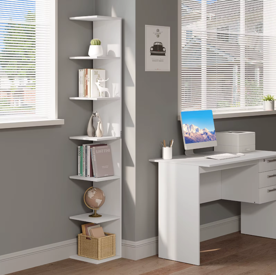 Stapelbare (modulaire) 7-Laagse Boekenkast – Wit
