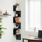 5-Laagse Design Wandkast – Stijlvolle Wandplank voor Boeken, Planten en Decoraties