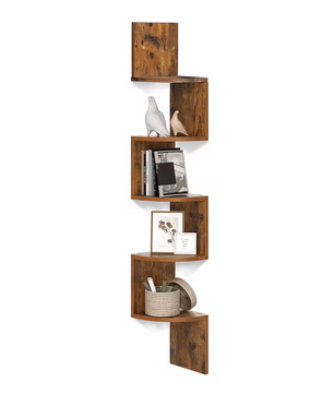 5-Laagse Design Wandkast – Stijlvolle Wandplank voor Boeken, Planten en Decoraties