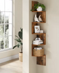 5-Laagse Design Wandkast – Stijlvolle Wandplank voor Boeken, Planten en Decoraties