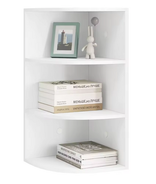 Witte Wandplank – 4-Laags Hangende of Staande Boekenplank