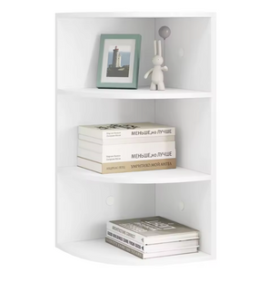 Witte Wandplank – 4-Laags Hangende of Staande Boekenplank