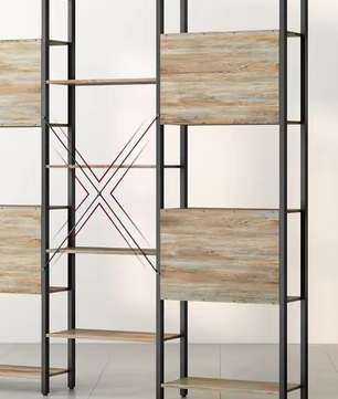 Sedia Boekenkast – Ladderrek met 14 Planken in Eikenkleur