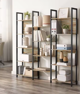 Sedia Boekenkast – Ladderrek met 14 Planken in Eikenkleur