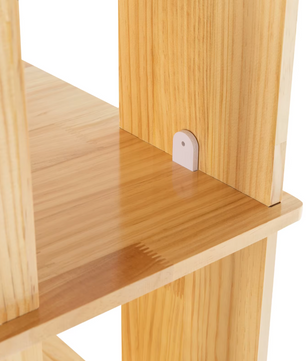 Sedia 4-Lagen Roterende Kast van PVC Hout – Staande Displaykast