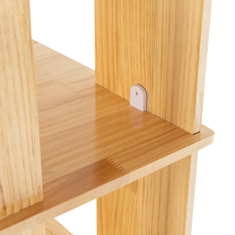 Sedia 4-Lagen Roterende Kast van PVC Hout – Staande Displaykast