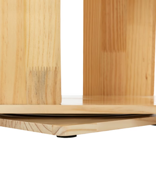 Sedia 4-Lagen Roterende Kast van PVC Hout – Staande Displaykast