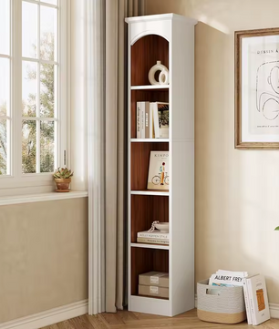 Sedia 5-Laags Smalle Boekenkast Landelijk Design
