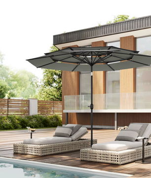 Sedia Grote Ronde Tuinparasol 292cm – Kantelbare Parasol