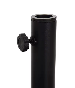Parasolvoet Cement Vierkant – Geschikt voor Ø 32 / 38 / 48 mm Parasolpalen – Zwart
