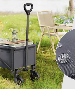 Opvouwbare Bolderkar met Remmen – 80 kg Draagvermogen