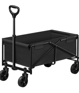 Opvouwbare Bolderkar met Remmen – 80 kg Draagvermogen
