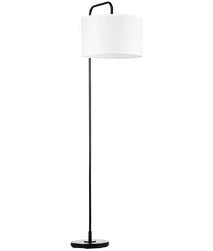 Moderne Staande Lamp met Linnen Lampenkap – E27 Fitting – Booglamp – 64x38x163,5 cm
