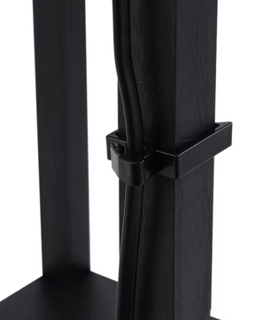 Boekenkast met Ingebouwde Lamp – 3 Planken – Zwart of Wit