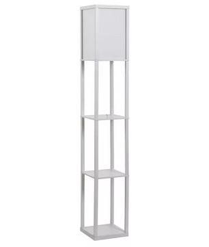 Boekenkast met Ingebouwde Lamp – 3 Planken – Zwart of Wit