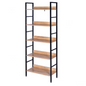 Stellingkast 5-Laags – Houten Boekenkast met Metaal – 60x27,5x160 cm