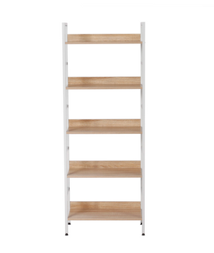 Stellingkast 5-Laags – Houten Boekenkast met Metaal – 60x27,5x160 cm