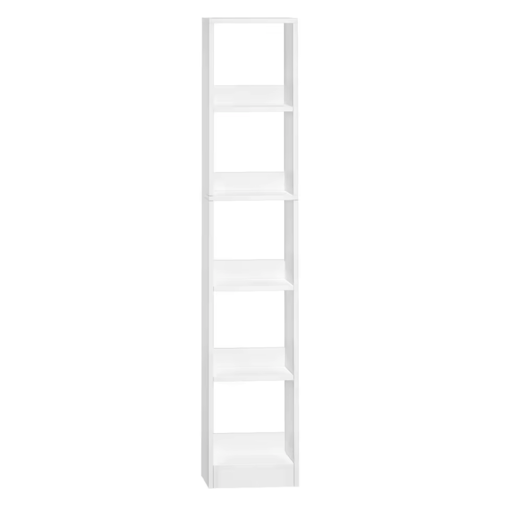 Witte Stellingkast – Moderne Kubusplank met 5 Niveaus – Wit