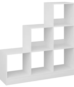 Boekenkast – 6-Kubus Open Vakkenkast – Wit – 95x95x24 cm