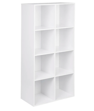 Boekenkast – 8-Vaks Opbergkast – Vrijstaande Kubus Stellingkast