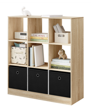 Stellingkast – Kubus Boekenkast – Licht Eiken/Wit