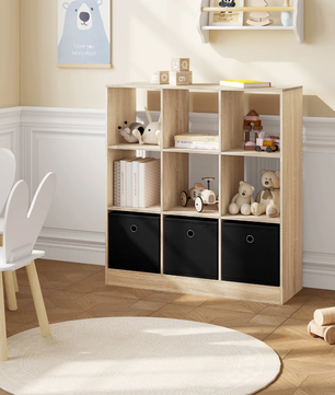 Stellingkast – Kubus Boekenkast – Licht Eiken/Wit