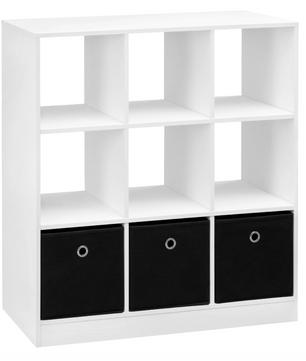 Stellingkast – Kubus Boekenkast – Licht Eiken/Wit