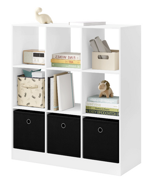 Stellingkast – Kubus Boekenkast – Licht Eiken/Wit