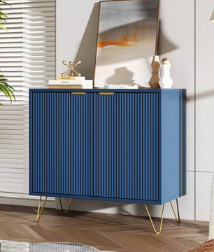 Moderne Scandinavische Dressoirkast – Marineblauw – 80×40×78cm