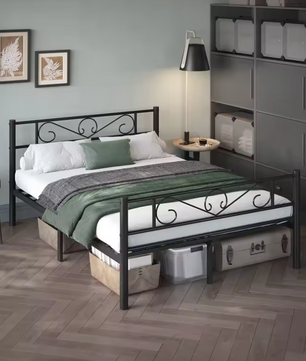 Modern Metalen Bedframe – 141cm breed
