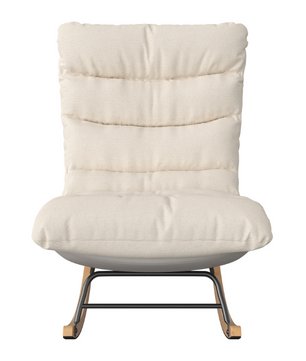 Japandi Luxe Cloud Fauteuil – Modern Design – Comfortabele Zitting – Crème en Grijs