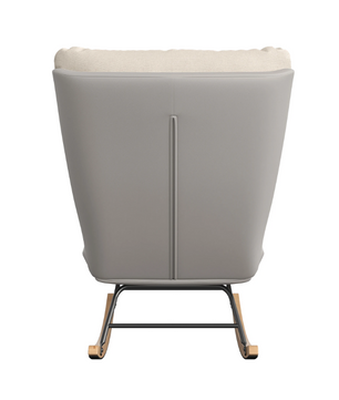 Japandi Luxe Cloud Fauteuil – Modern Design – Comfortabele Zitting – Crème en Grijs