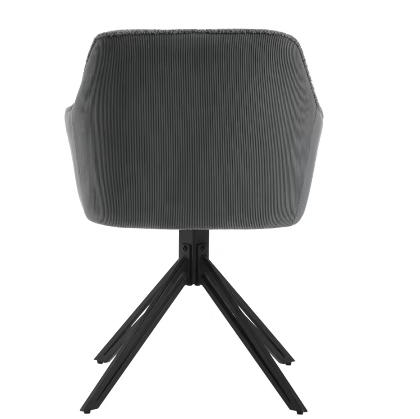 Set van 2 Draaibare Eetkamerstoelen – Corduroy & Boucléstof, Ergonomisch Comfort met Armleuningen
