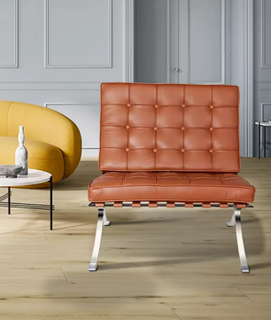 Nordic Stijl Klapbank Stoel – Moderne Vrijetijdsstijl voor Woonkamer of Kantoor