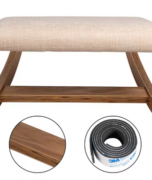 Ergonomische Houten Kniestoel – Schommelend – Met Dik Kussen