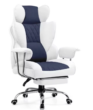 Ergonomische Gamingstoel – Pocketvering – Voetsteun – Lendensteun