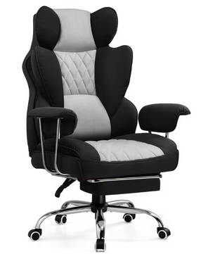Ergonomische Gamingstoel – Pocketvering – Voetsteun – Lendensteun
